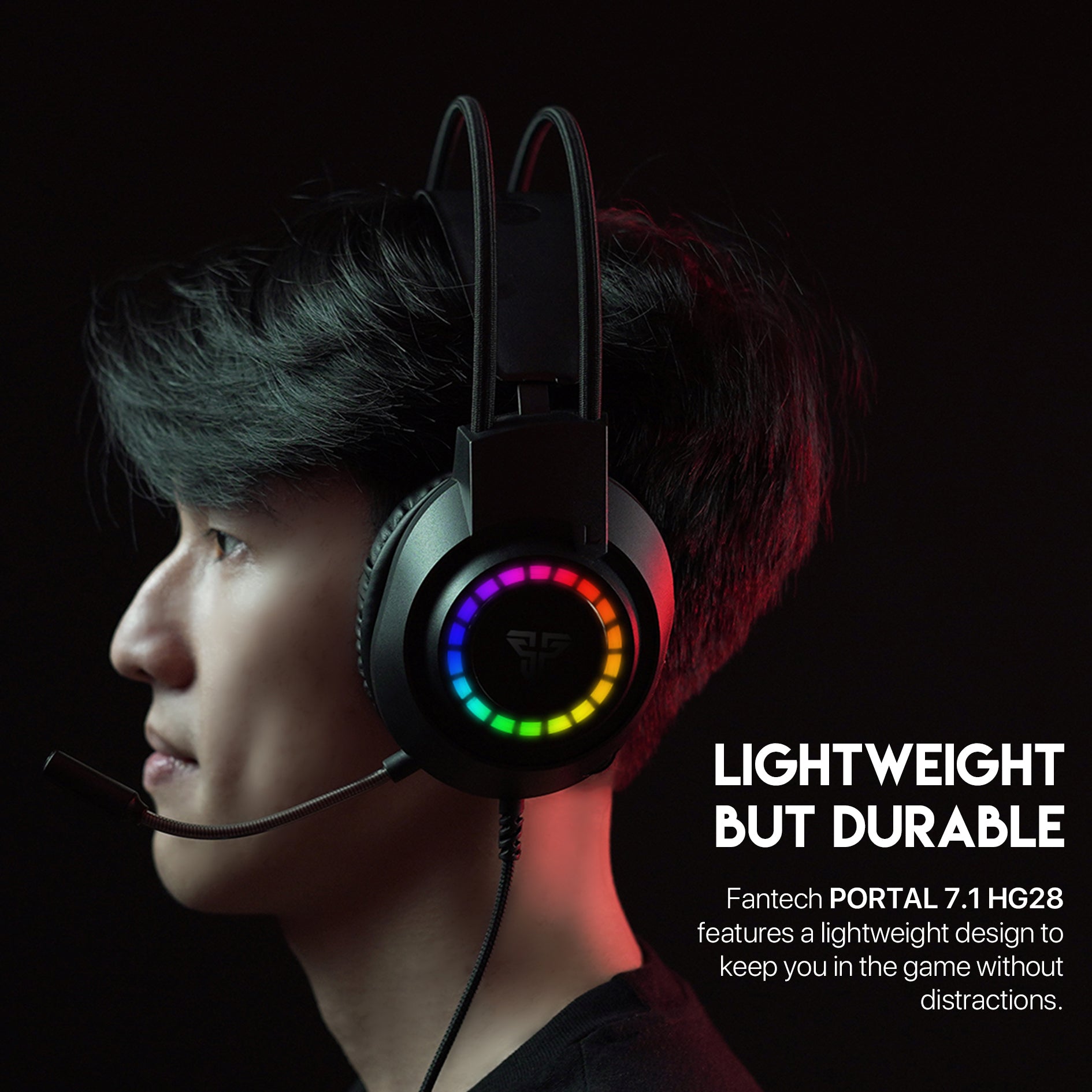 Fantech HG28 PORTAL 7.1 RGB Gaming Headset Fantech HG28 PORTAL 7.1 RGB Gaming Headset